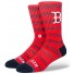 Boston Red Sox Calzini - - Equipaggio Twist - Stance