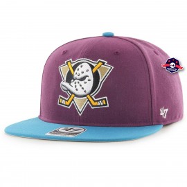 Anaheim Ducks Captain Cap '47 - - No Shot bicolore - Prugna