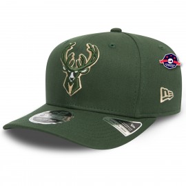 9Fifty Milwaukee Bucks Cappello - - Team Stretch Verde