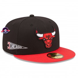 New Era Chicago Bulls 59Fifty Cap - - - Toppa della città di squadra