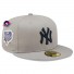 Cappello 59fifty - New York Yankees - Toppa laterale - Grigio