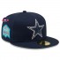 Dallas Cowboys Cappello 59fifty - - Toppa laterale - Navy