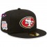 San Francisco 49ers Cappello 59fifty - - Toppa laterale - Nero