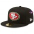San Francisco 49ers Cappello 59fifty - - Toppa laterale - Nero
