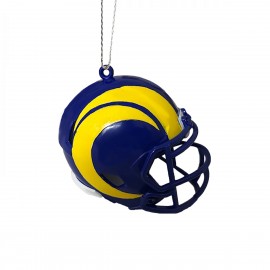Los Angeles Rams Mini casco decorativo - - Foco