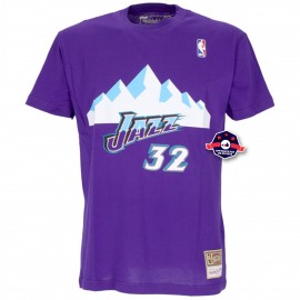 Utah Jazz Maglietta NBA - - Karl Malone - Mitchell & Ness