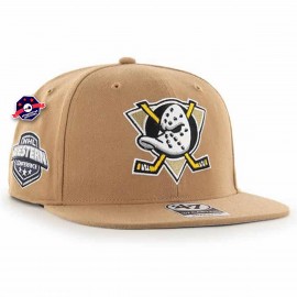 Anaheim Ducks Captain Cap '47 - - Colpo sicuro - Cammello