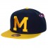 Snapback Cappellino - Michigan - Mitchell & Ness - Bicolore