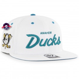 Anaheim Ducks Crosstown Captain Cap '47 - - Pop - Bianco