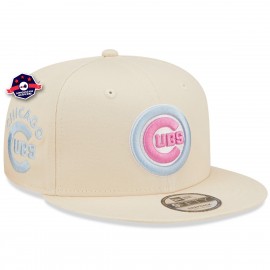 9Fifty Chicago Cubs Cappello - - Patch pastello - Avorio