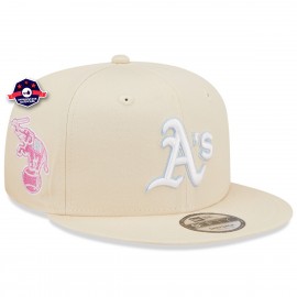 9Fifty Oakland Athletics Cappello - - Patch pastello - Avorio