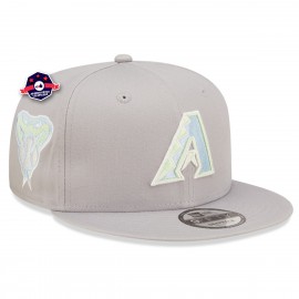 9Fifty Cappello -Arizona Diamondbacks - Toppa pastello - Grigio