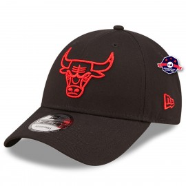 9Forty Chicago Bulls Cappuccio - - Contorno - Nero