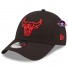 9Forty Chicago Bulls Cappuccio - - Contorno - Nero