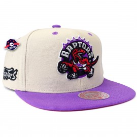 Toronto Raptors Cappello - - Bianco sporco bicolore - Mitchell & Ness