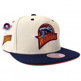 Golden State Warriors Cappello - - Bianco sporco bicolore - Mitchell & Ness