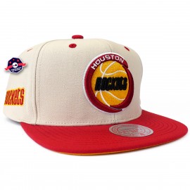 Houston Rockets Cappello - - Bianco sporco bicolore - Mitchell & Ness