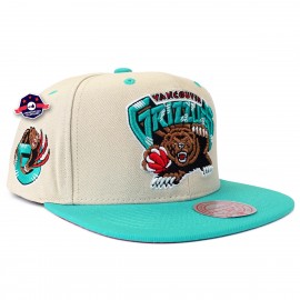 Cappellino - Vancouver Grizzlies - Bianco sporco bicolore - Mitchell & Ness