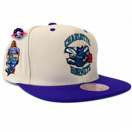 Charlotte Hornets Cappello - - Bianco sporco bicolore - Mitchell & Ness