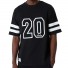 New Era T-shirt - Statement - Oversize a righe - Nero