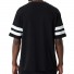 New Era T-shirt - Statement - Oversize a righe - Nero