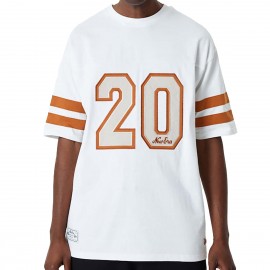 New Era T-shirt - Statement - Oversize a righe - Bianco