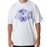 Los Angeles Lakers Infill Maglietta NBA - - Grafica bianca - New Era